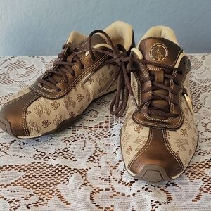 BABY PHAT Women's Brown Tan Leather Shoes | Size: 9